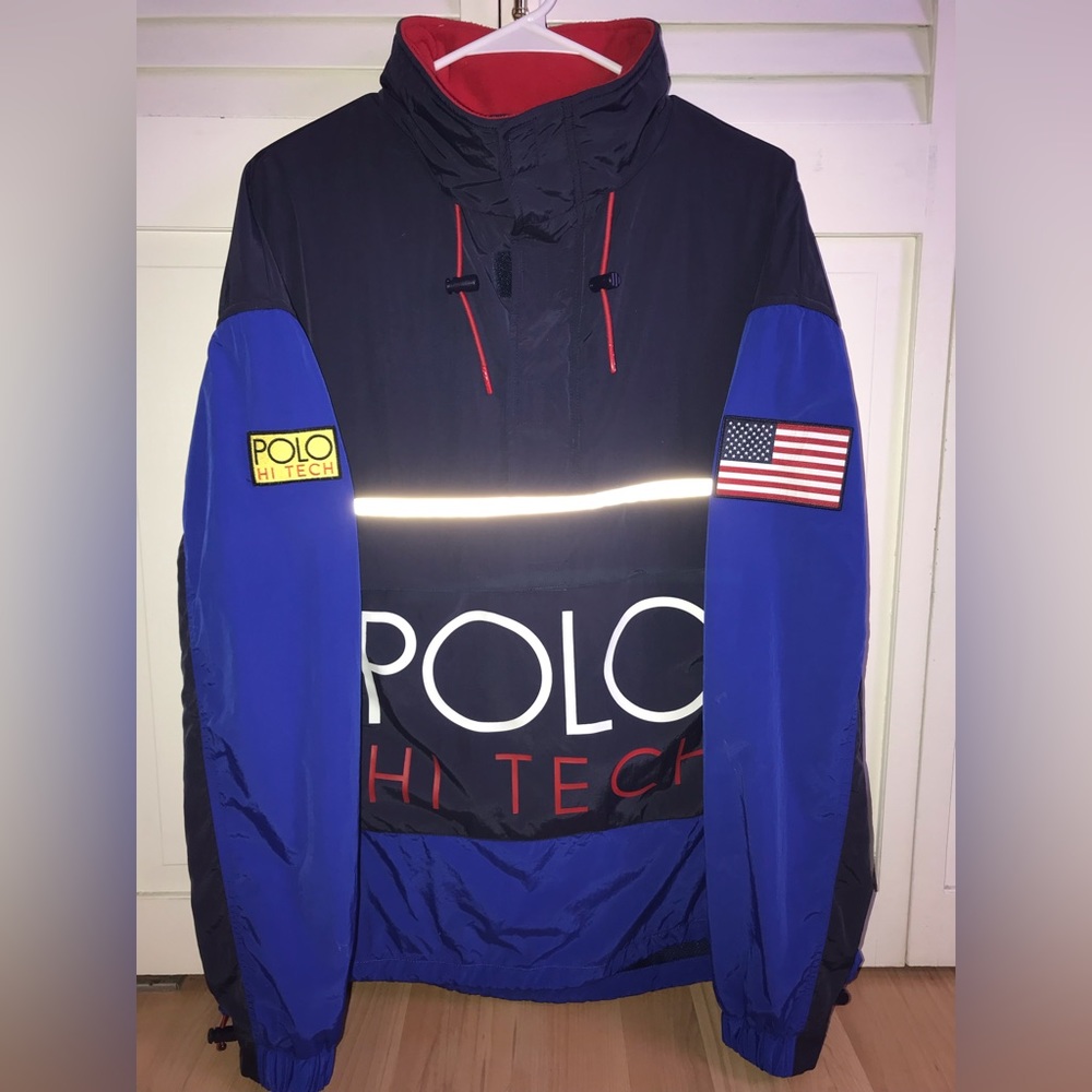 SIZE LARGE RALPH LAUREN POLO HI TECH WINDBREAKER ***RARE COLLECTORS ITEM***